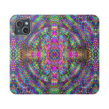 iPhone 15 Flip Case - DMT Scribe Tiles No.4