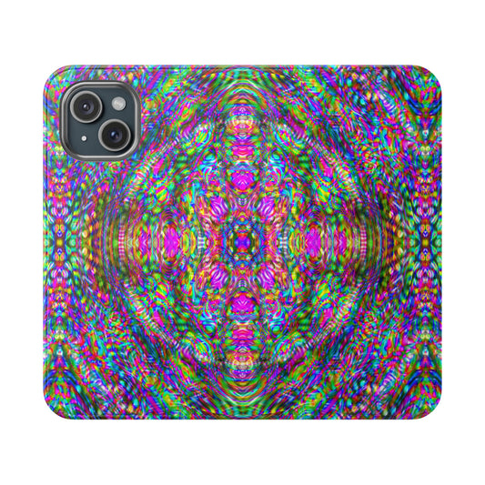 iPhone 15 Flip Case - DMT Scribe Tiles No.4