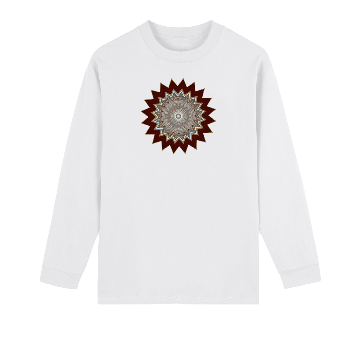 Crew Neck Drop Shoulder Long Sleeve Shirt