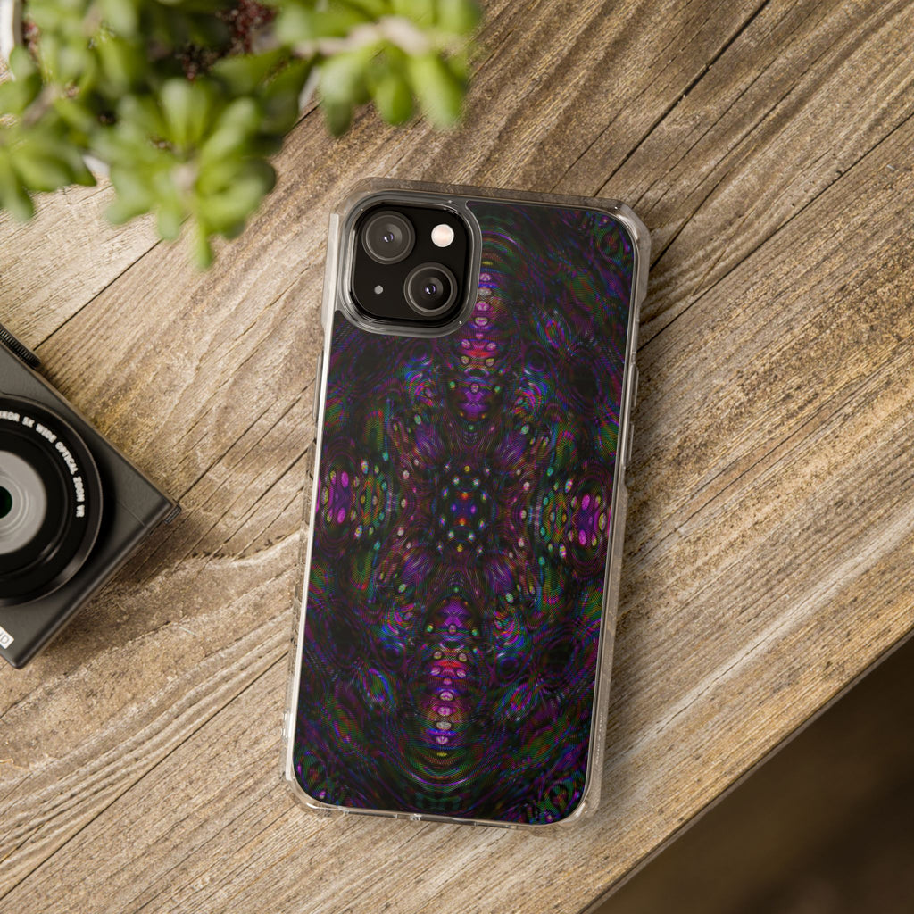 iPhone 14 Magnetic Clear Impact Case - DMT Scribe Tiles No.6