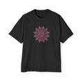 Men's Heavy Oversized Tee - Love Light Mandalas No.6