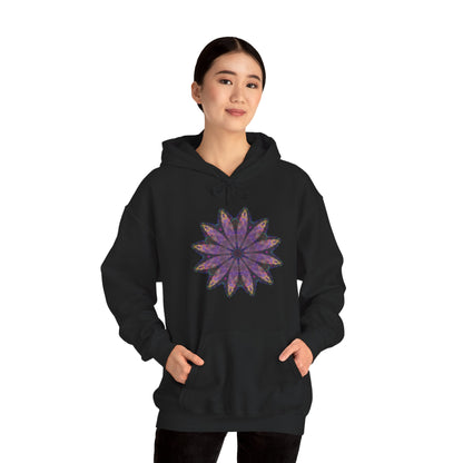 Unisex Heavy Blend™ Hooded Sweatshirt - Love Light Mandalas No.24