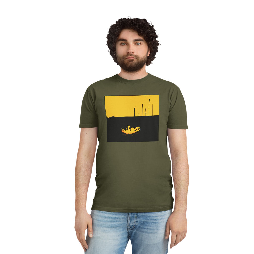 Unisex Faded Shirt -The Traveller Series (Fire)