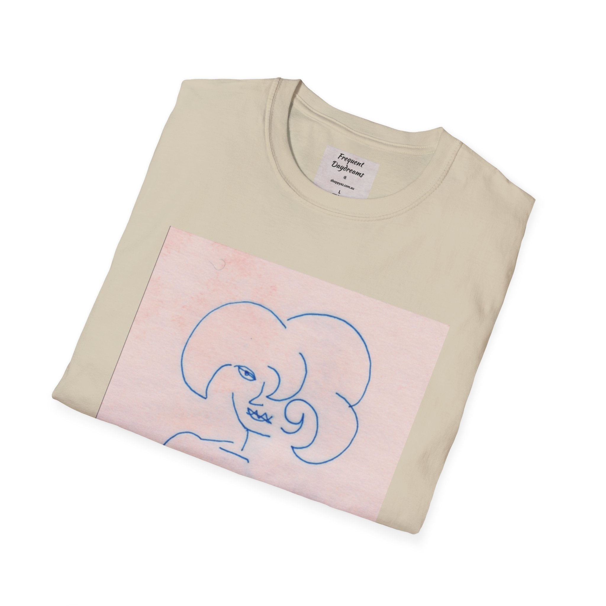 Unisex Softstyle T-Shirt - Frequent Daydreams Sketch No.45