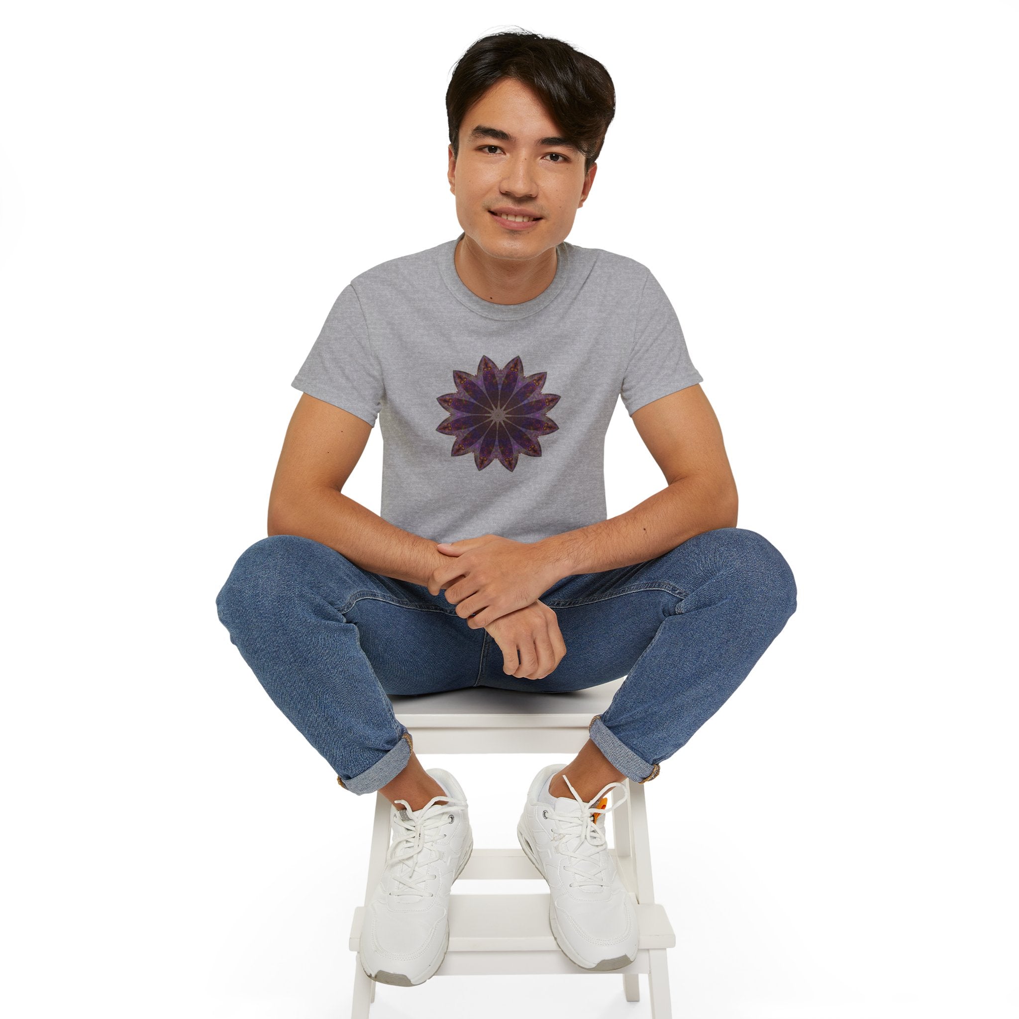 Unisex Ultra Cotton Tee - Love Light Mandalas No.11