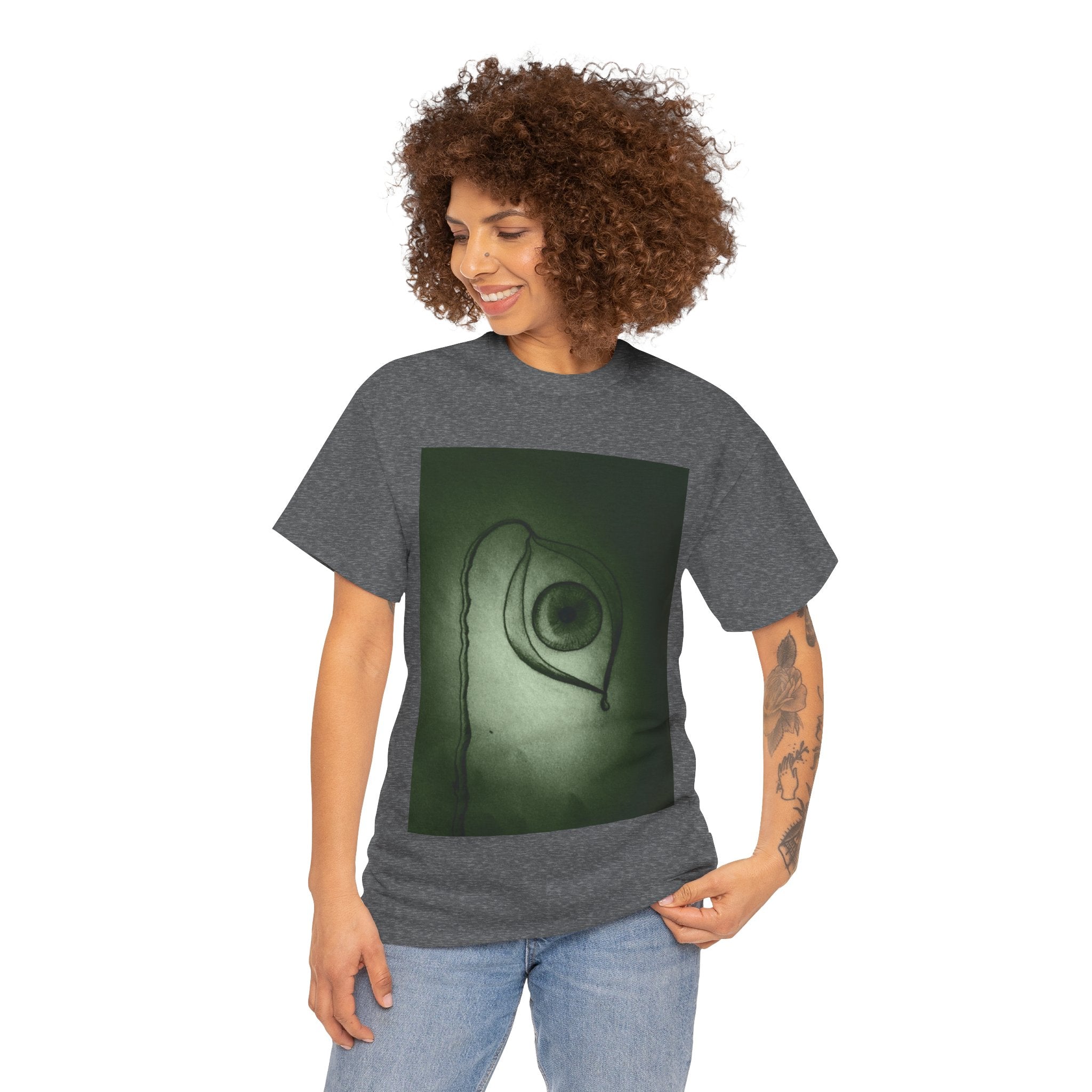 Unisex Heavy Cotton Tee - Eye Plants No.2