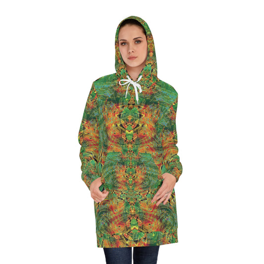 Women's Hoodie Dress - Love Light Fractals No.3