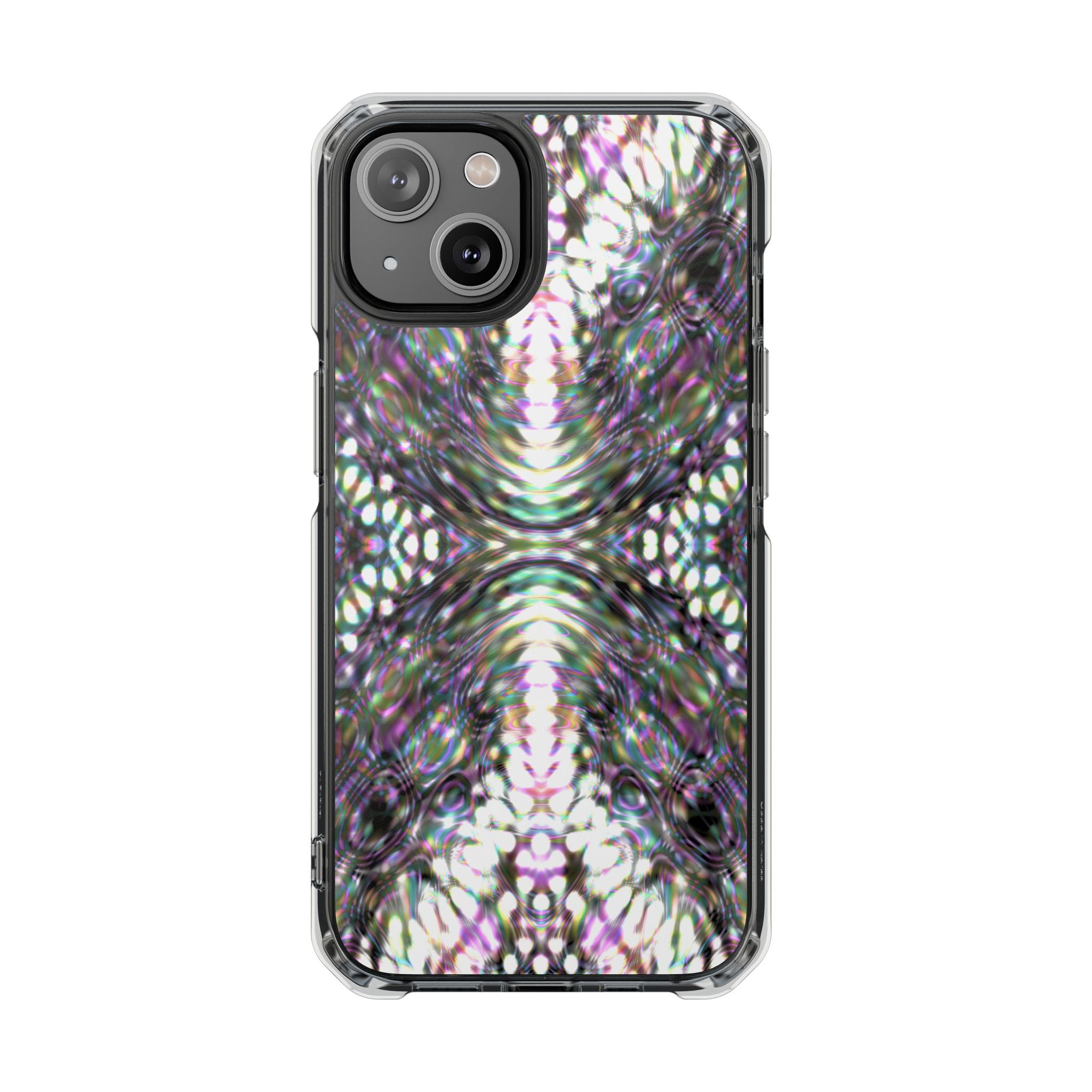 iPhone 14 Magnetic Clear Impact Case - DMT Scribe Tiles No.8