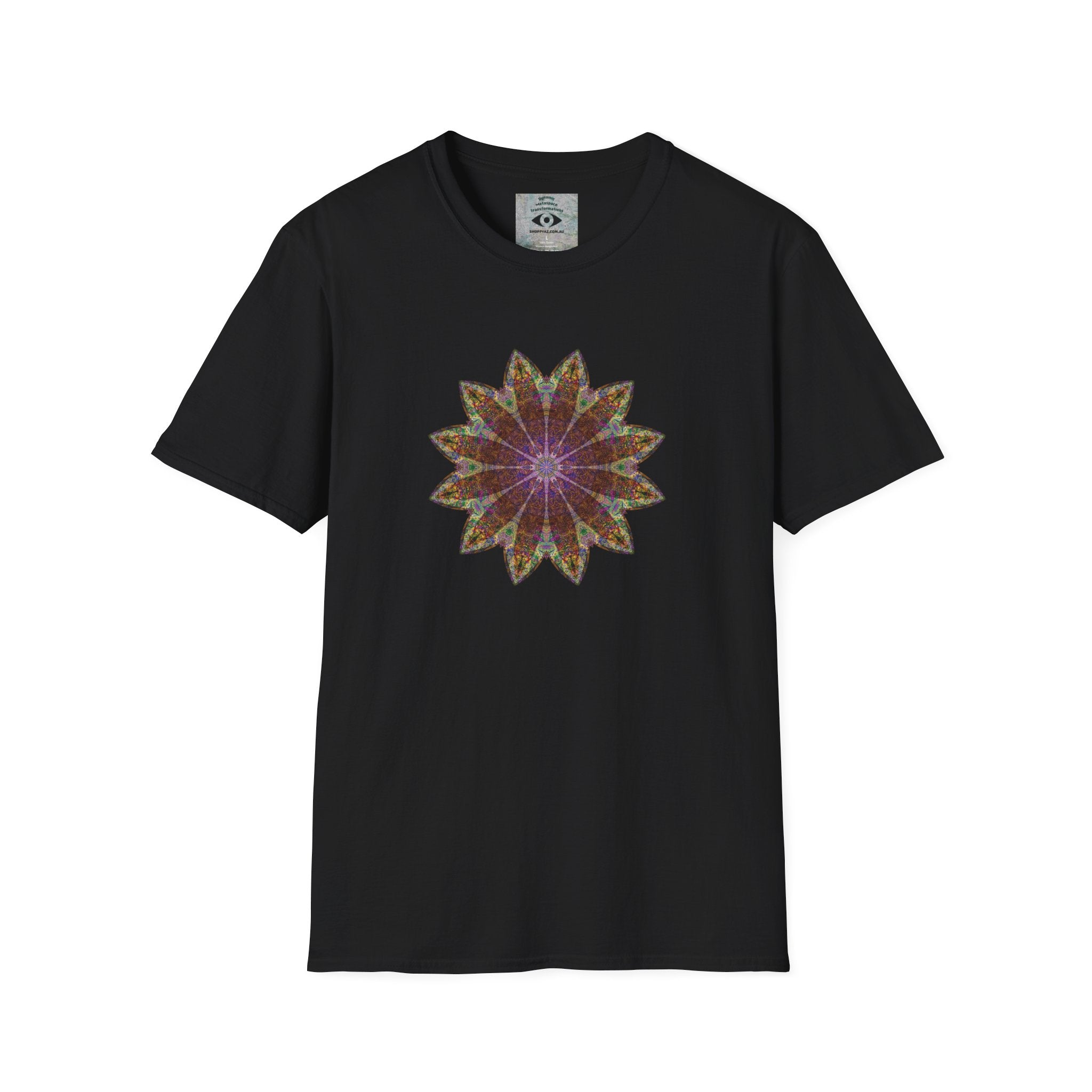 Unisex Softstyle T-Shirt - Love Light Mandalas No.13