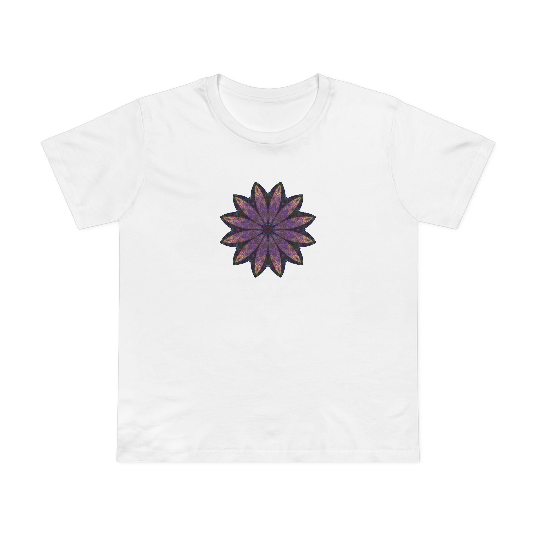 Women’s Maple Tee - Love Light Mandalas No.24