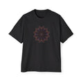 Men's Heavy Oversized Tee - Love Light Mandalas No.10