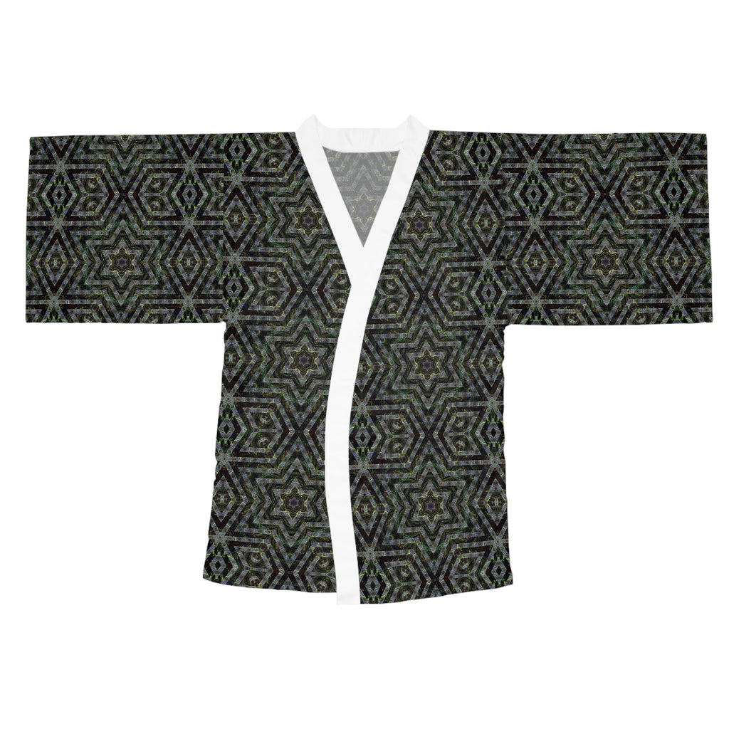 Long Sleeve Kimono Robe - P5 Kaleidoscopic No.10