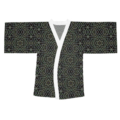 Long Sleeve Kimono Robe - P5 Kaleidoscopic No.10