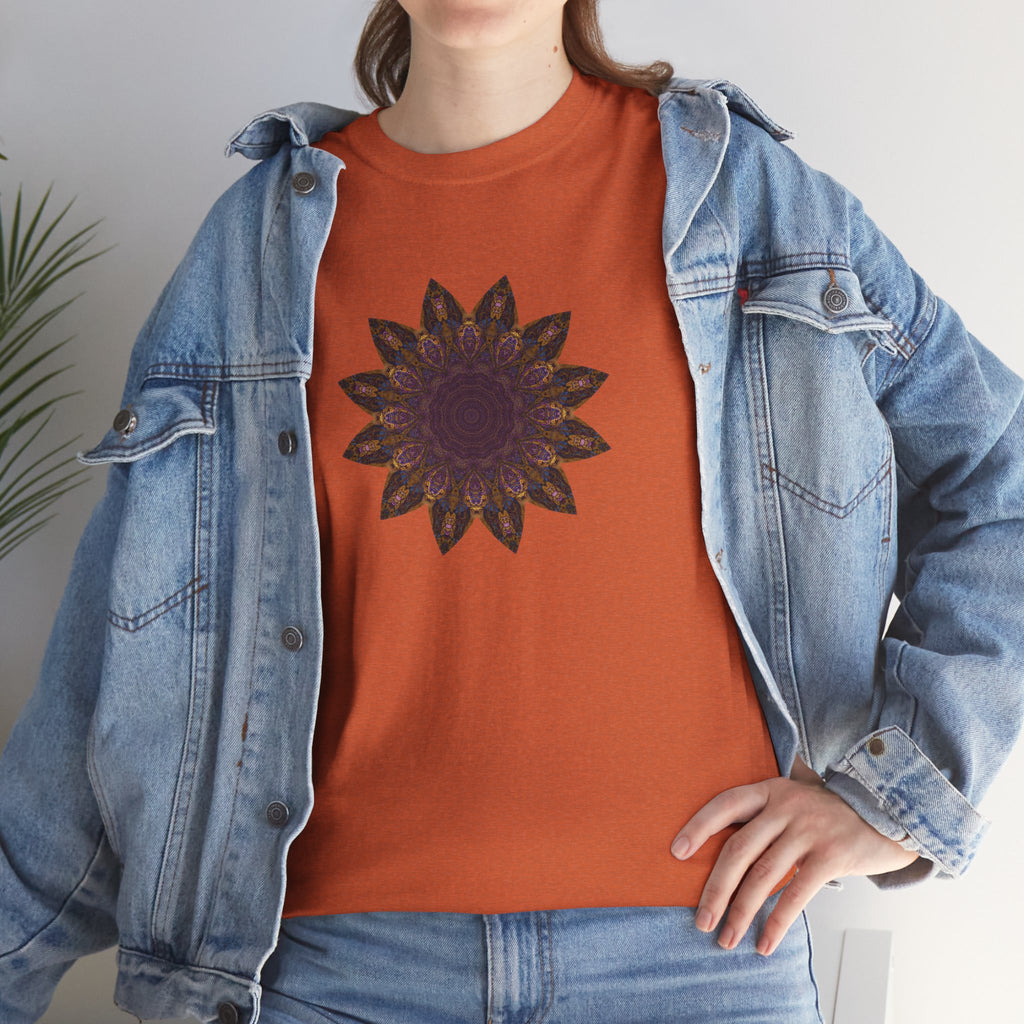 Unisex Heavy Cotton Tee - Love Light Mandalas No.1