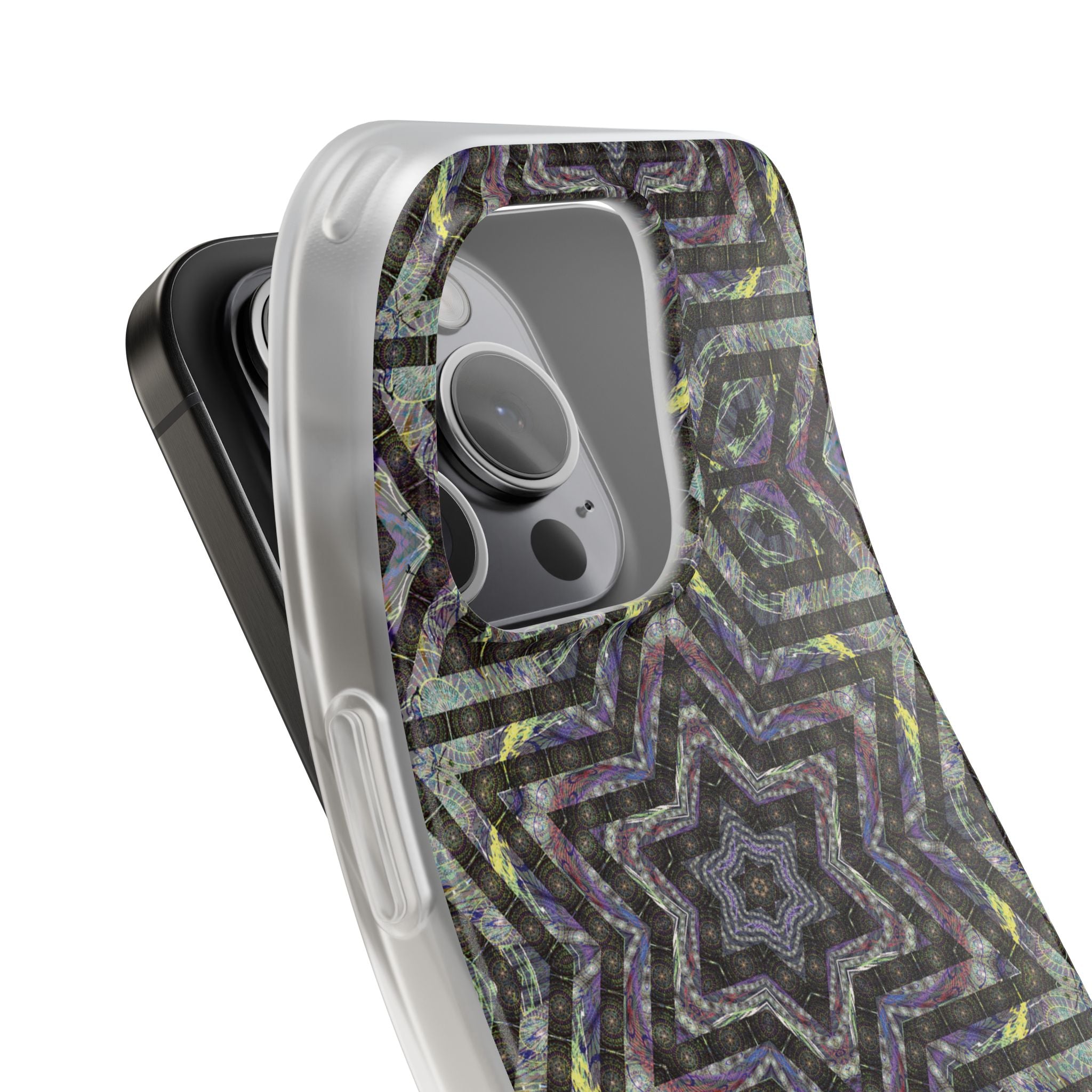 iPhone 15 Flexi Case - P5 Kaleidoscopic No.1