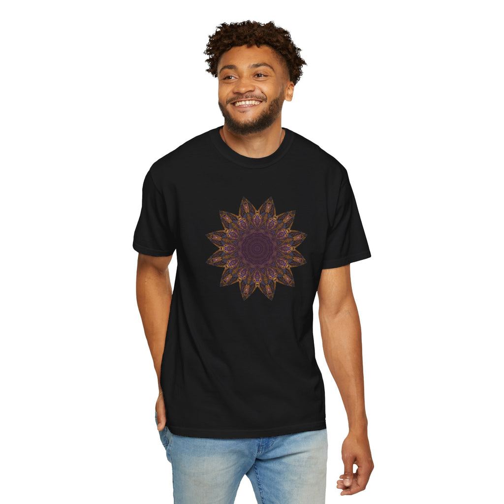 Unisex Garment-Dyed T-shirt - Love Light Mandalas No.1