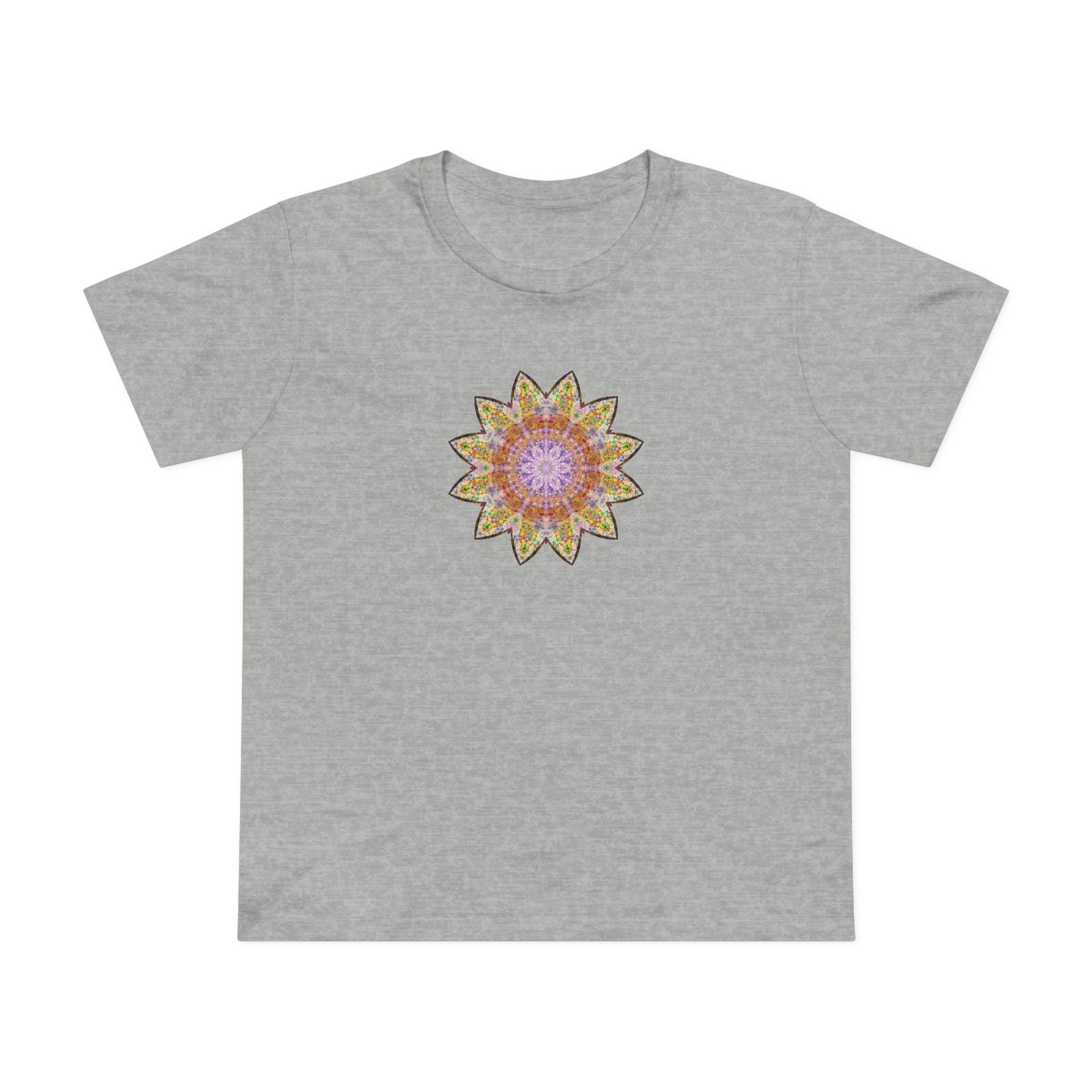 Women’s Maple Tee - Love Light Mandalas No.14