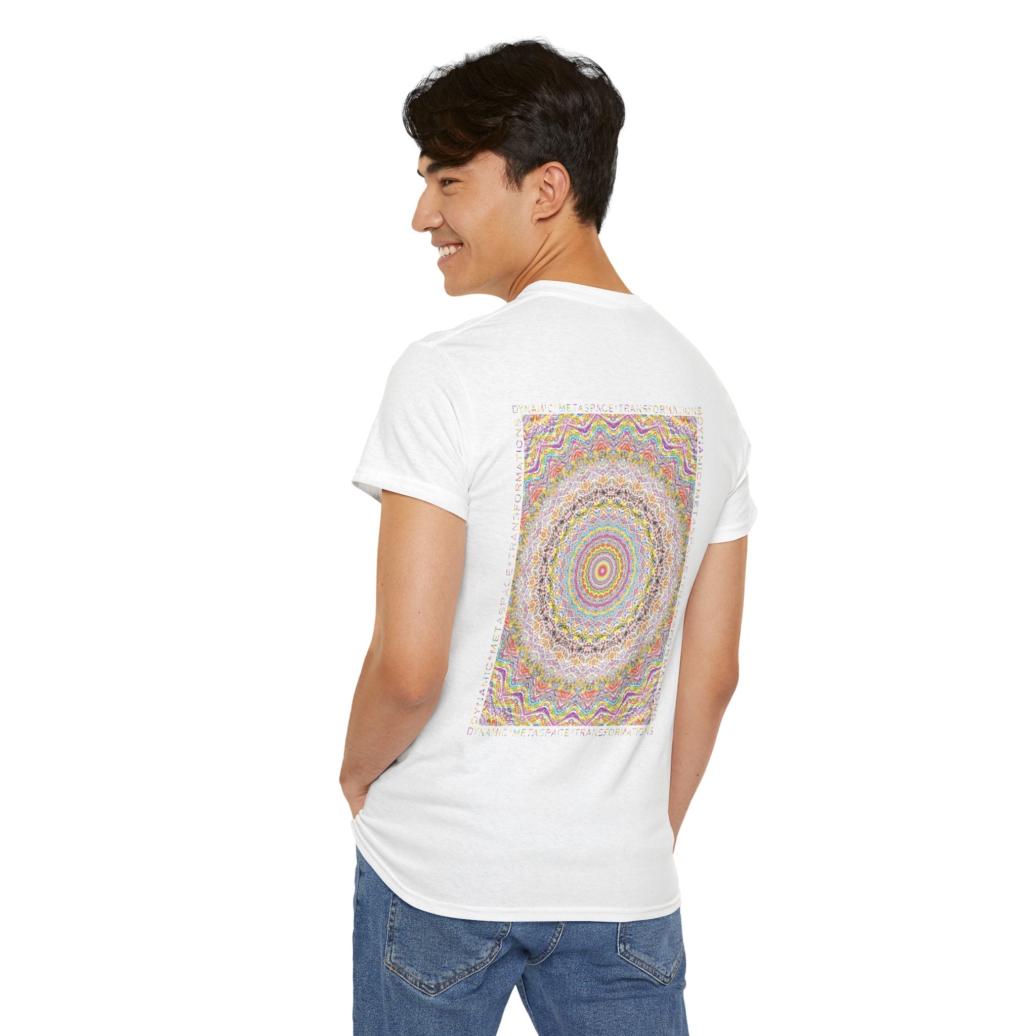 Unisex Heavy Cotton Tee (Back) - DMT Seer No.11