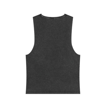 Unisex Stonewash Tank Top - Love Light Mandalas No.1