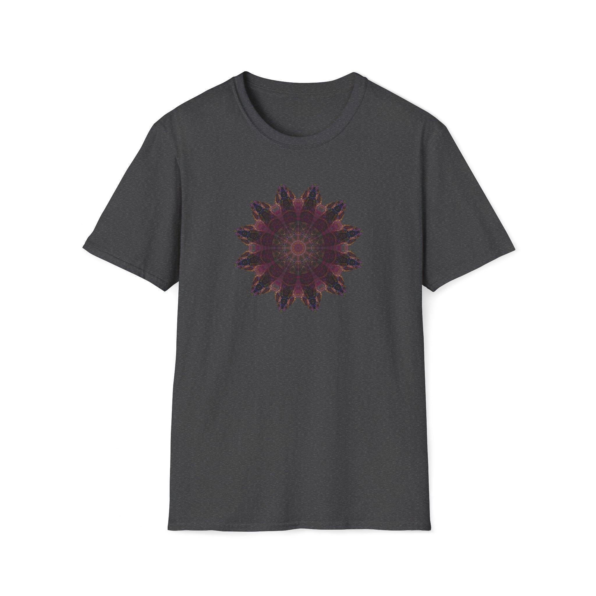Unisex Softstyle T-Shirt - Love Light Mandalas No.8