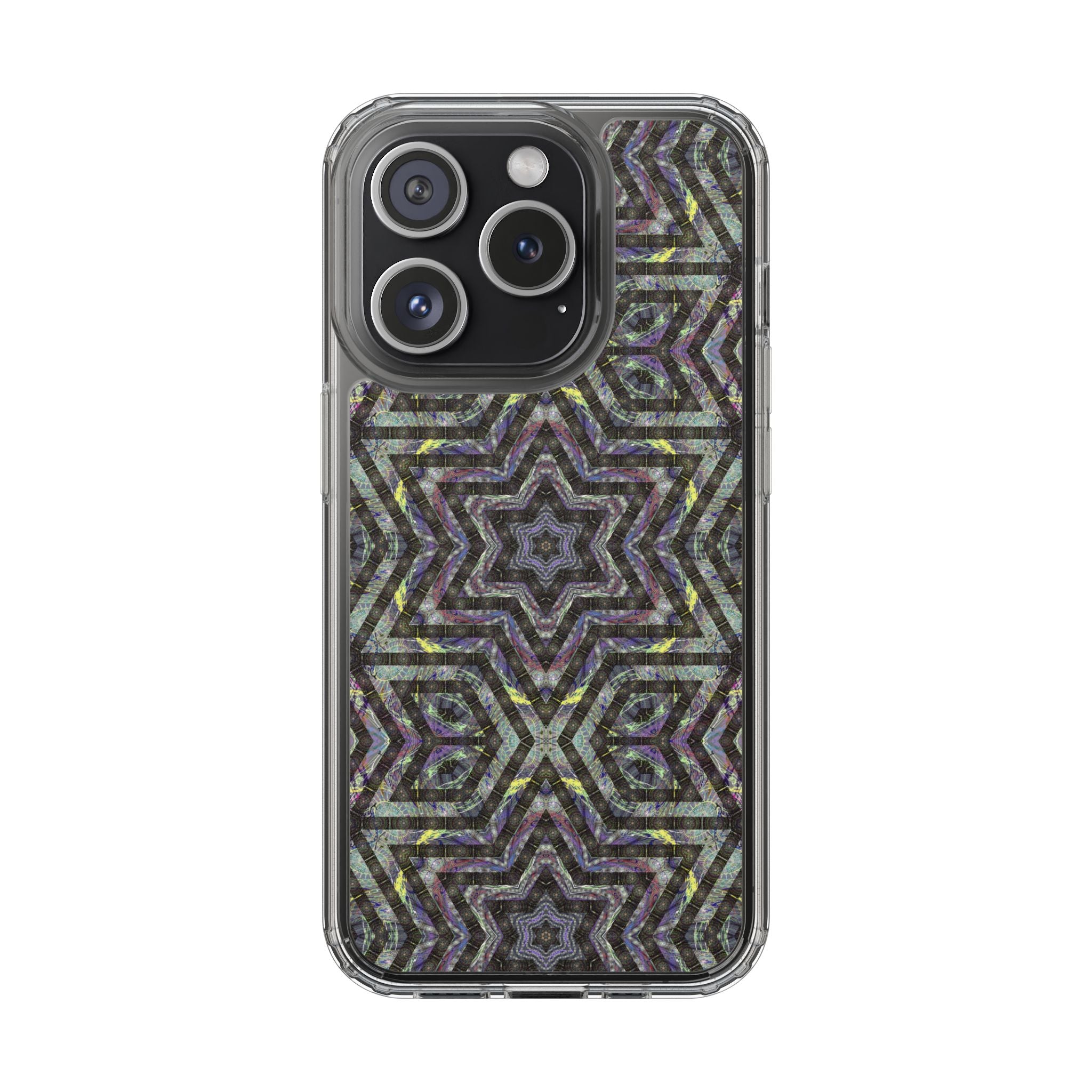 iPhone 15 Clear Case – P5 Kaleidoscopic No.1