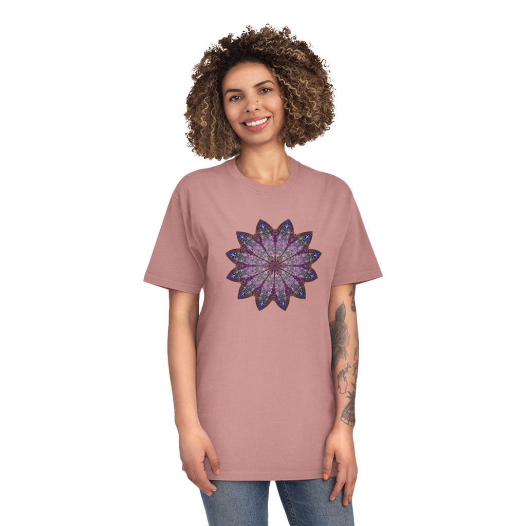 Unisex Faded Shirt - Love Light Mandalas No.17