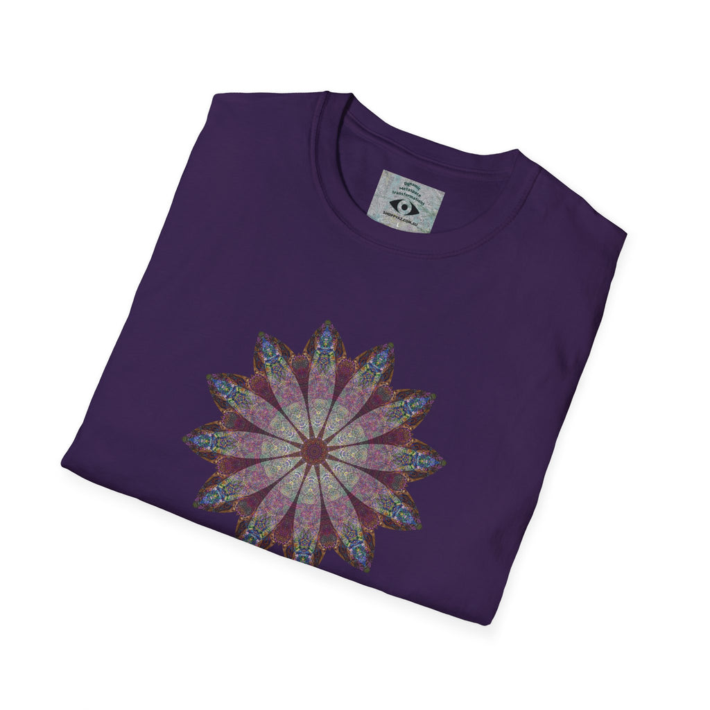 Unisex Softstyle T-Shirt - Love Light Mandalas No.9