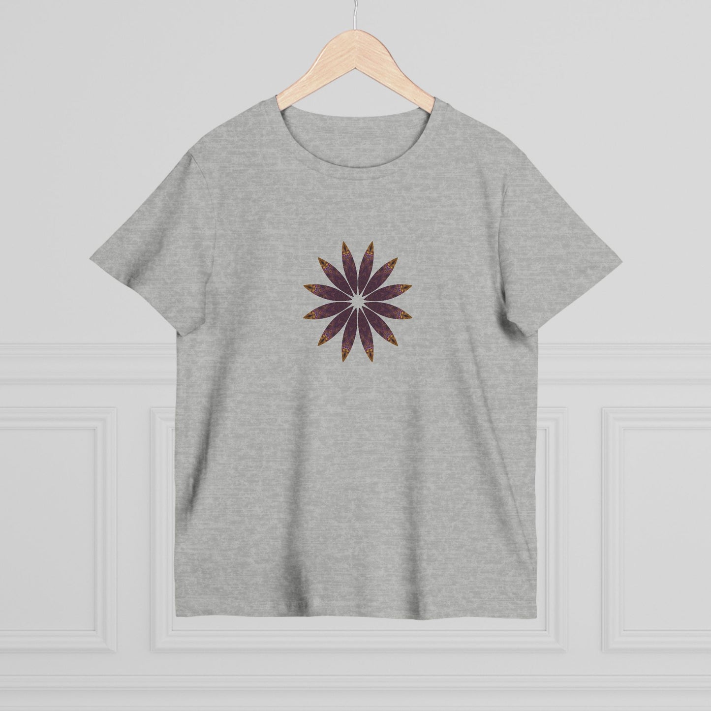 Women’s Maple Tee - Love Light Mandalas No.2