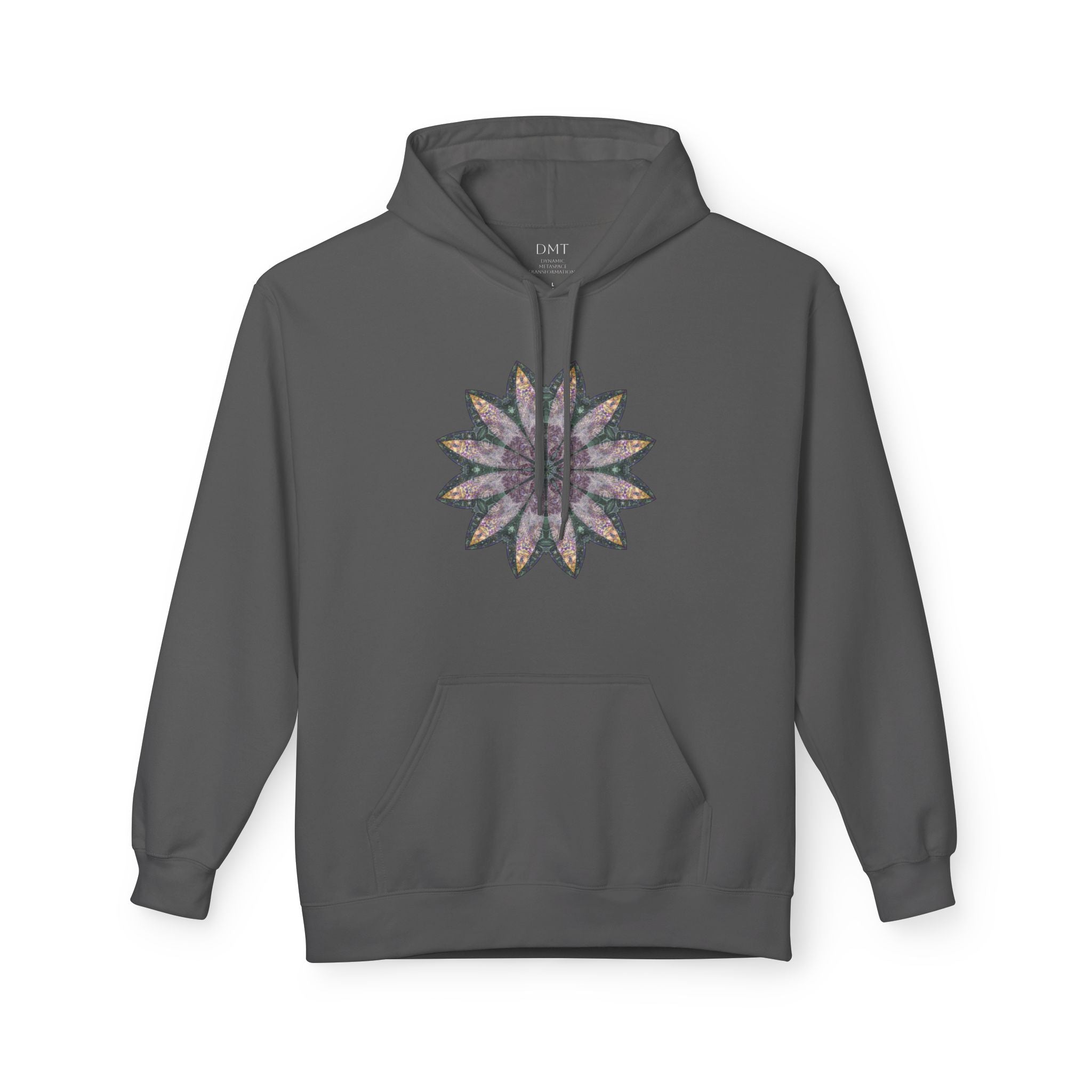Unisex Midweight Softstyle Fleece Hoodie - Love Light Mandalas No.21