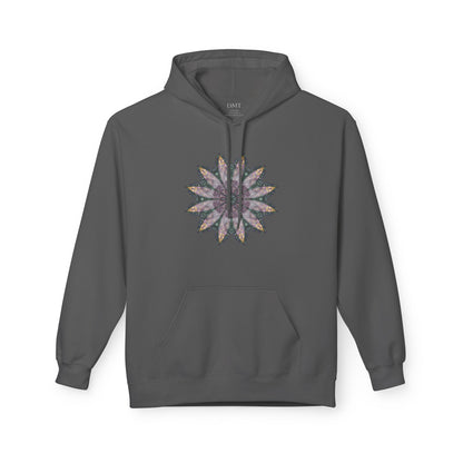 Unisex Midweight Softstyle Fleece Hoodie - Love Light Mandalas No.21