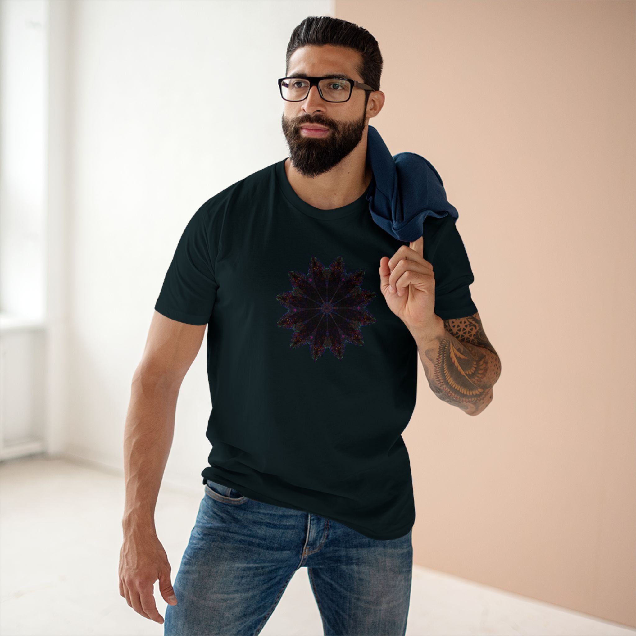 Men's Staple Tee - Love Light Mandalas No.25