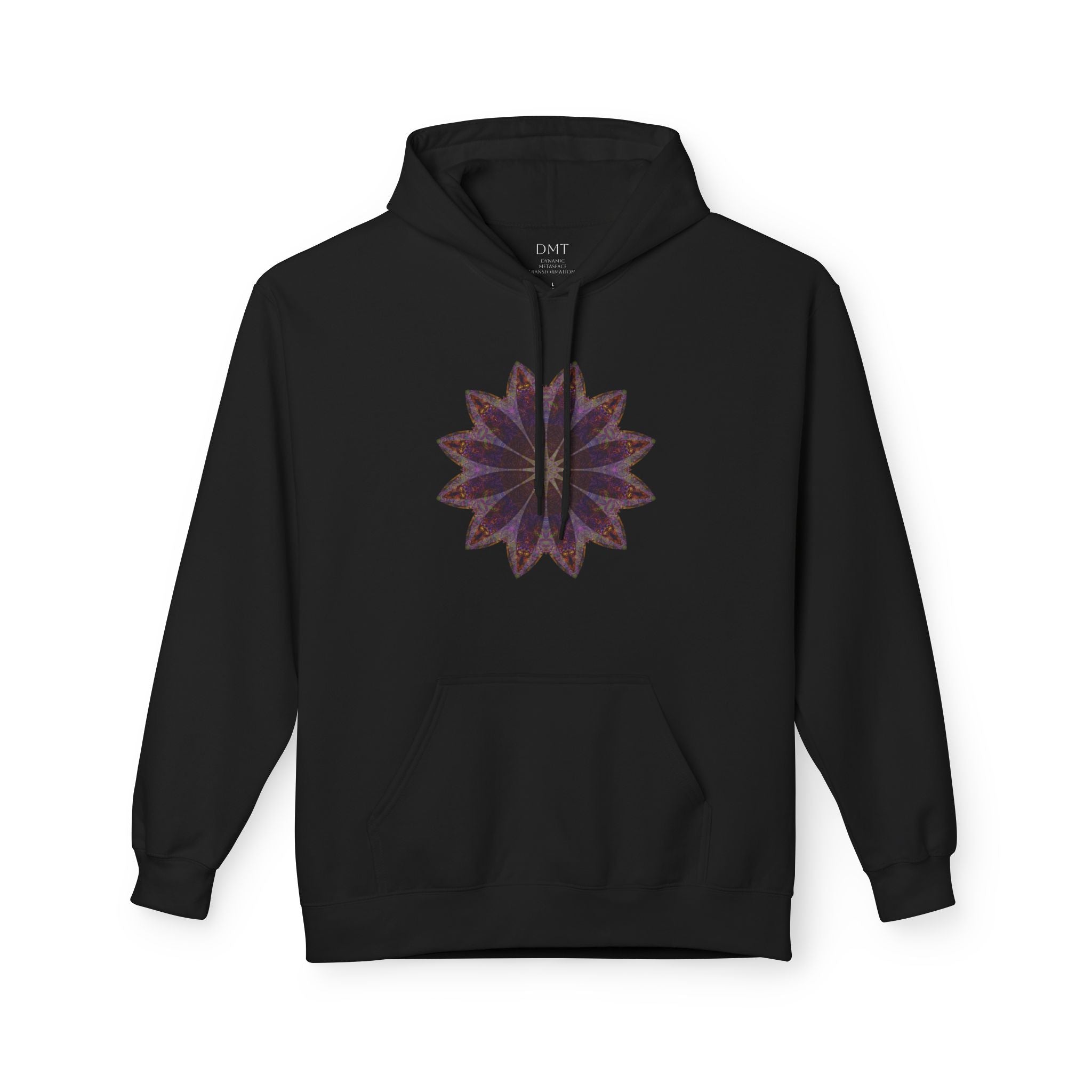 Unisex Midweight Softstyle Fleece Hoodie - Love Light Mandalas No.11