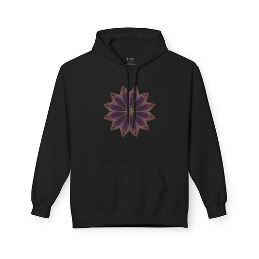 Unisex Midweight Softstyle Fleece Hoodie - Love Light Mandalas No.11