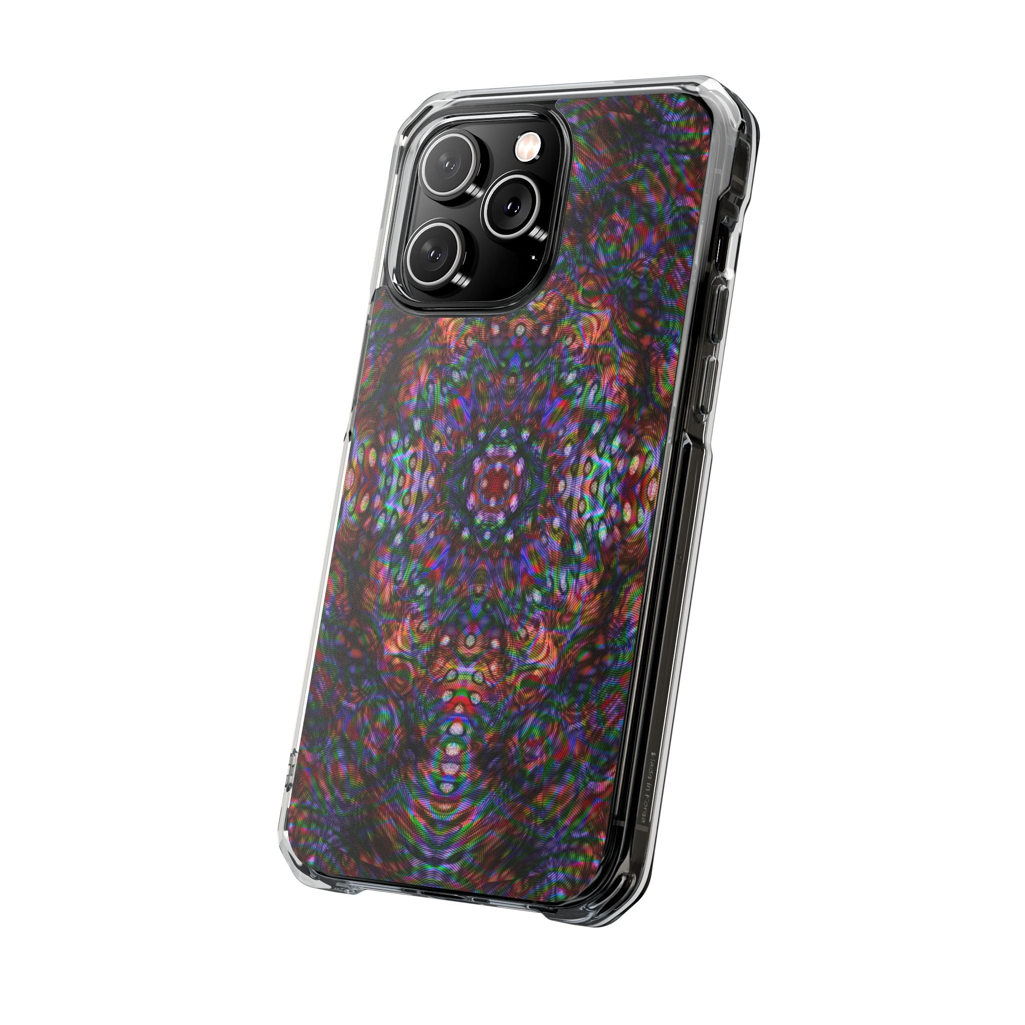 iPhone 14 Magnetic Clear Impact Case - DMT Scribe Tiles No.1