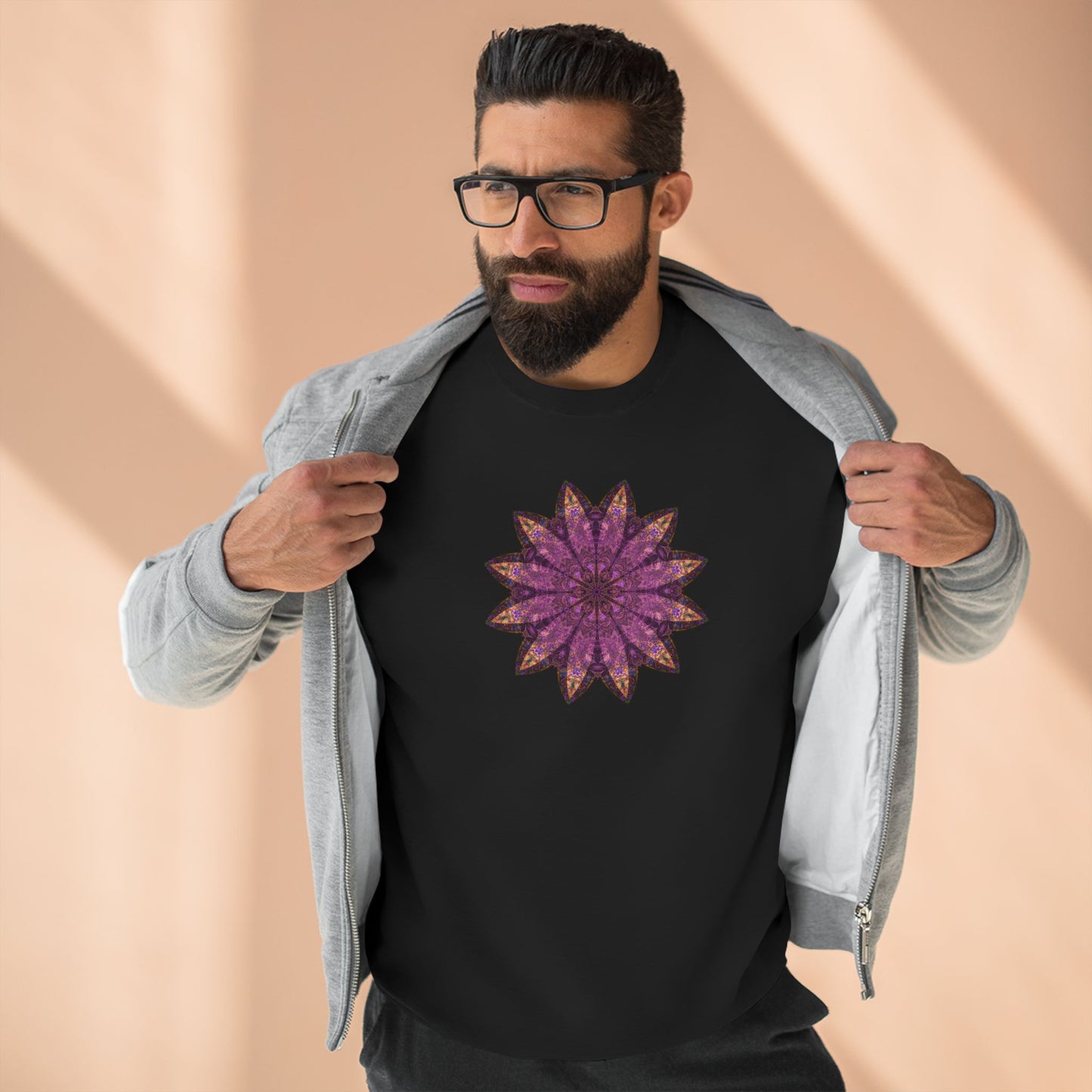 Unisex Crewneck Sweatshirt - Love Light Mandalas No.16