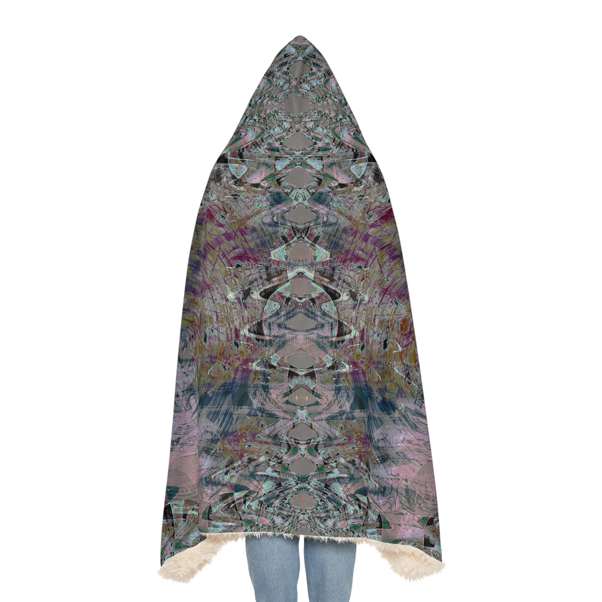 Snuggle Blanket - Love Light Fractals No.5
