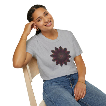 Unisex Softstyle T-Shirt - Love Light Mandalas No.8