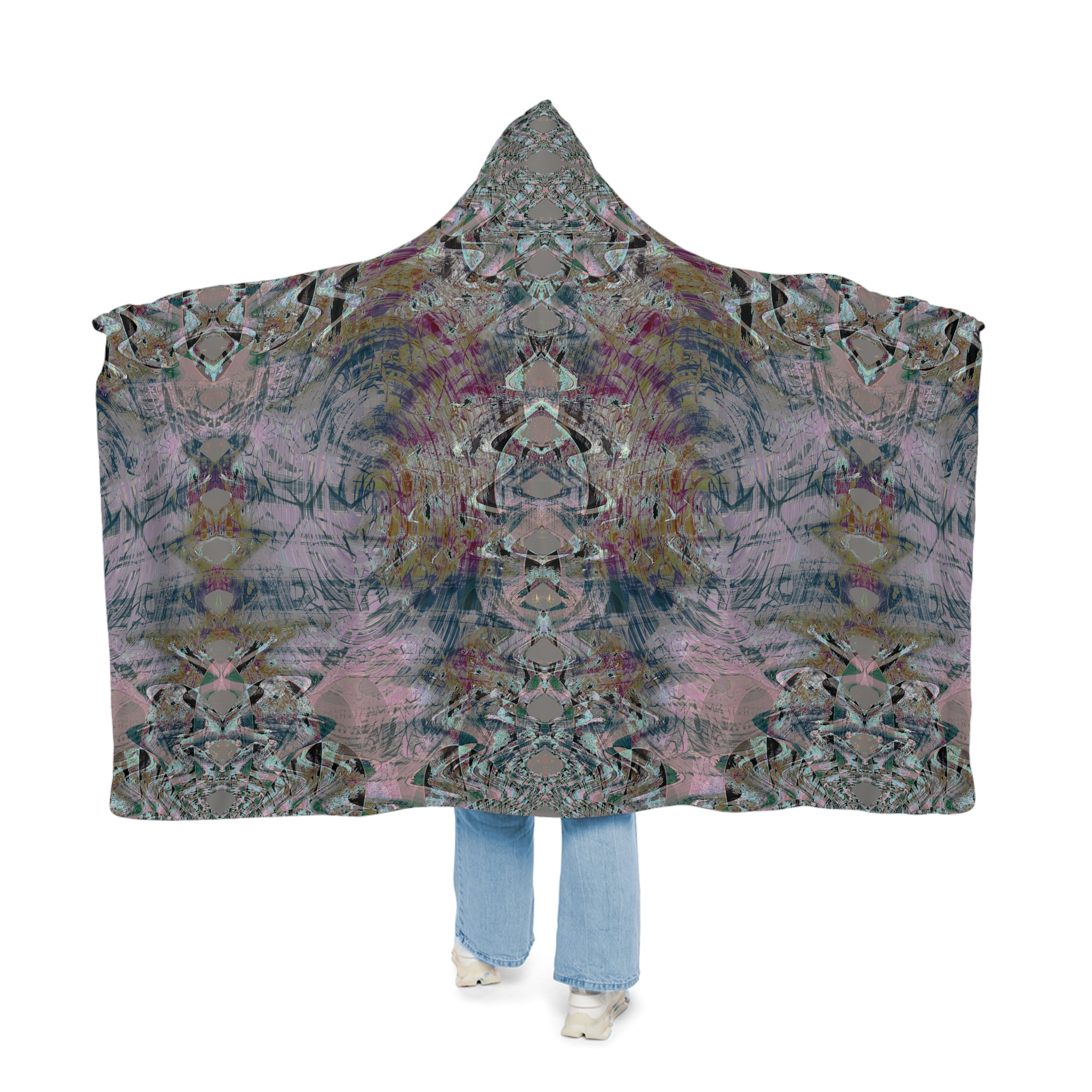 Snuggle Blanket - Love Light Fractals No.5