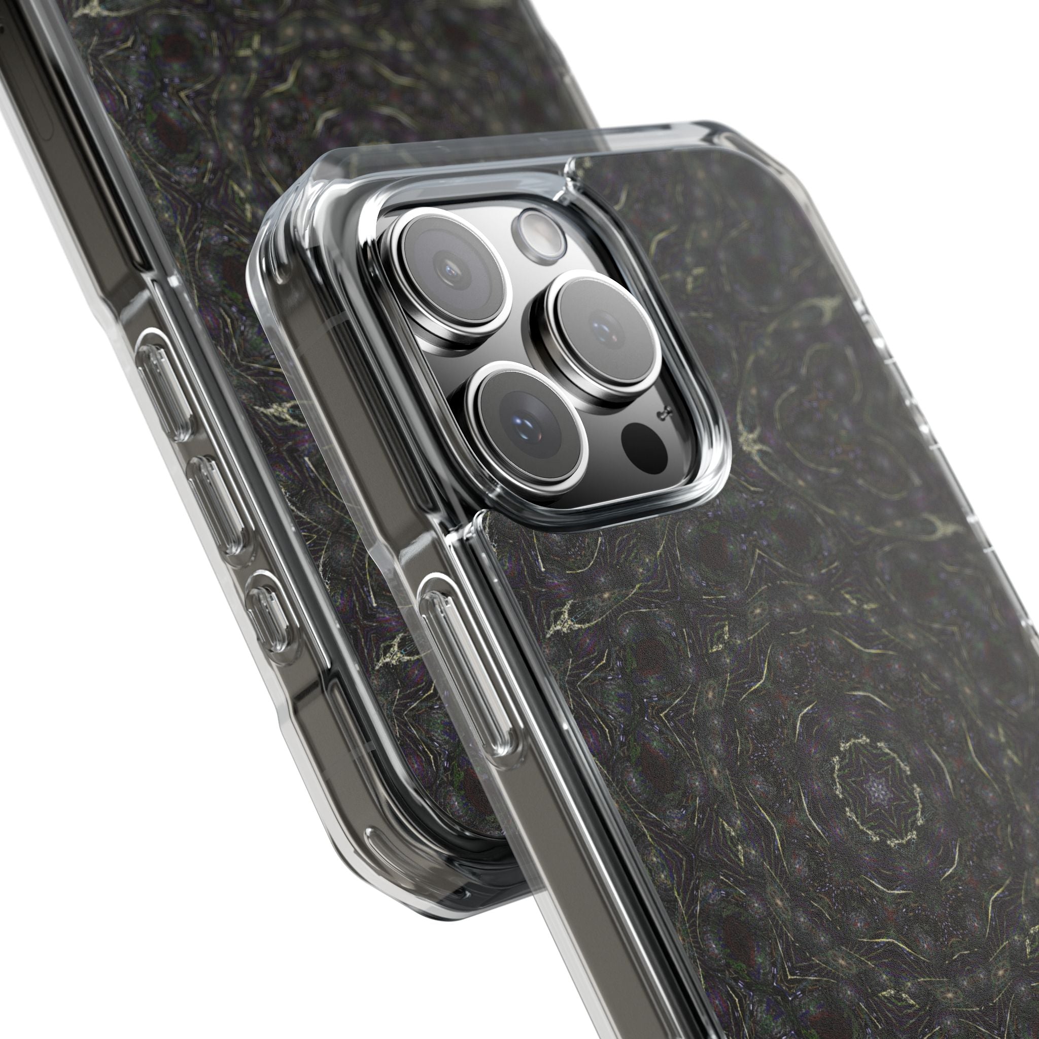 iPhone 16 Magnetic Clear Impact Case - P5 Kaleidoscopic No.18
