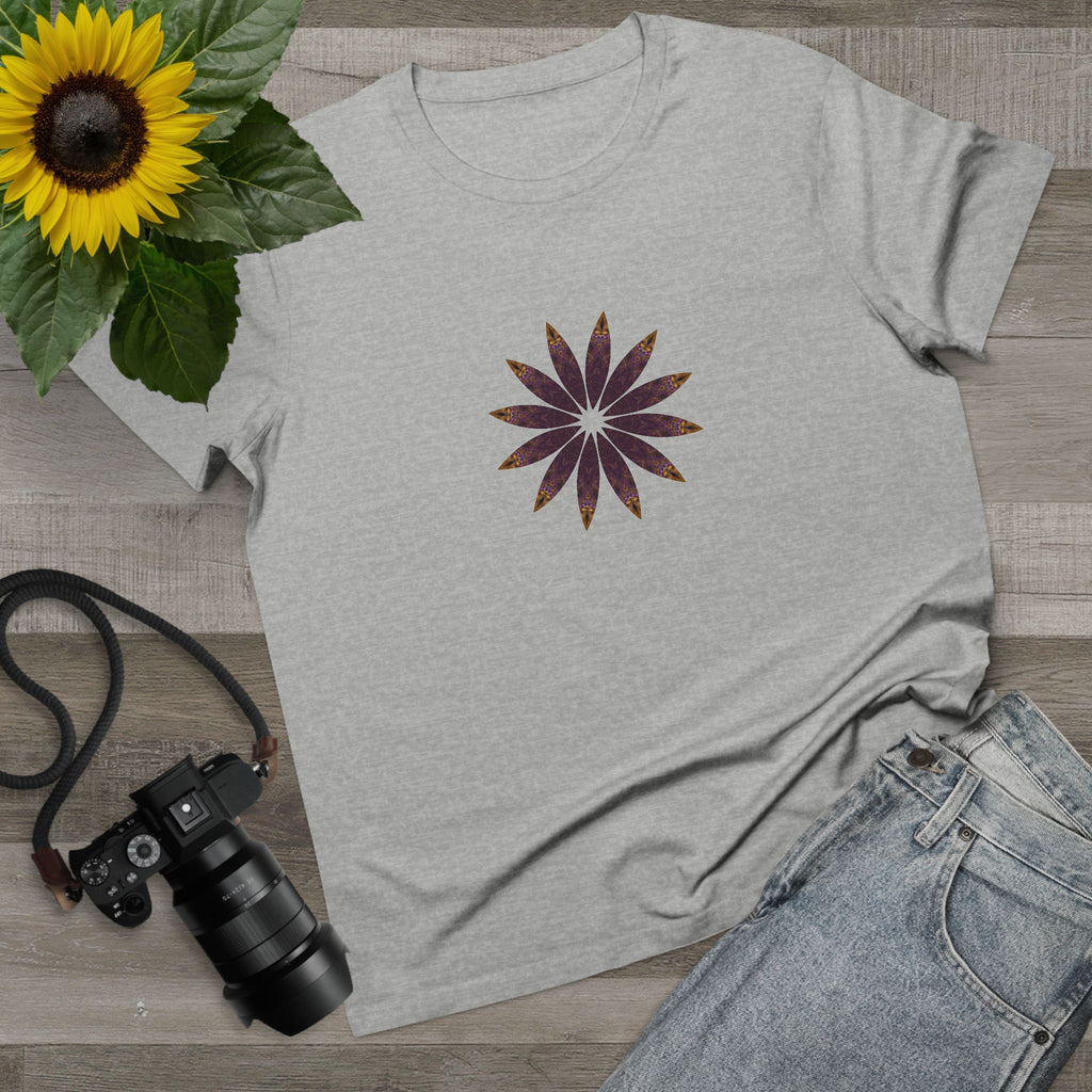 Women’s Maple Tee - Love Light Mandalas No.2