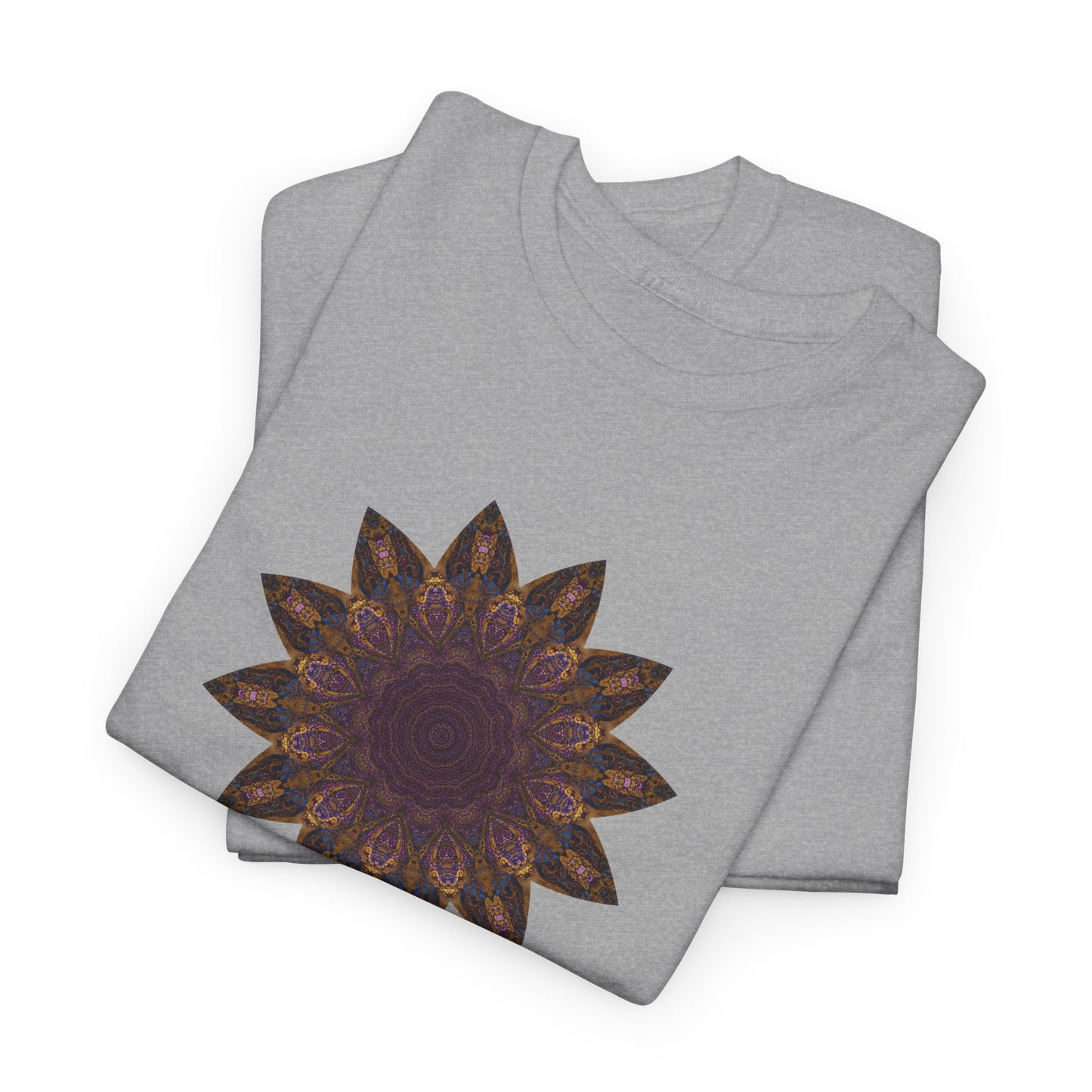 Unisex Heavy Cotton Tee - Love Light Mandalas No.1