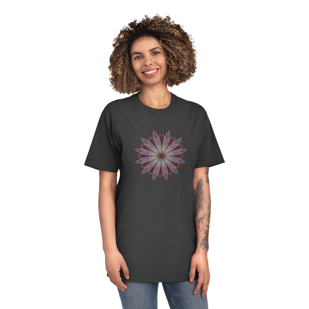 Unisex Faded Shirt - Love Light Mandalas No.9