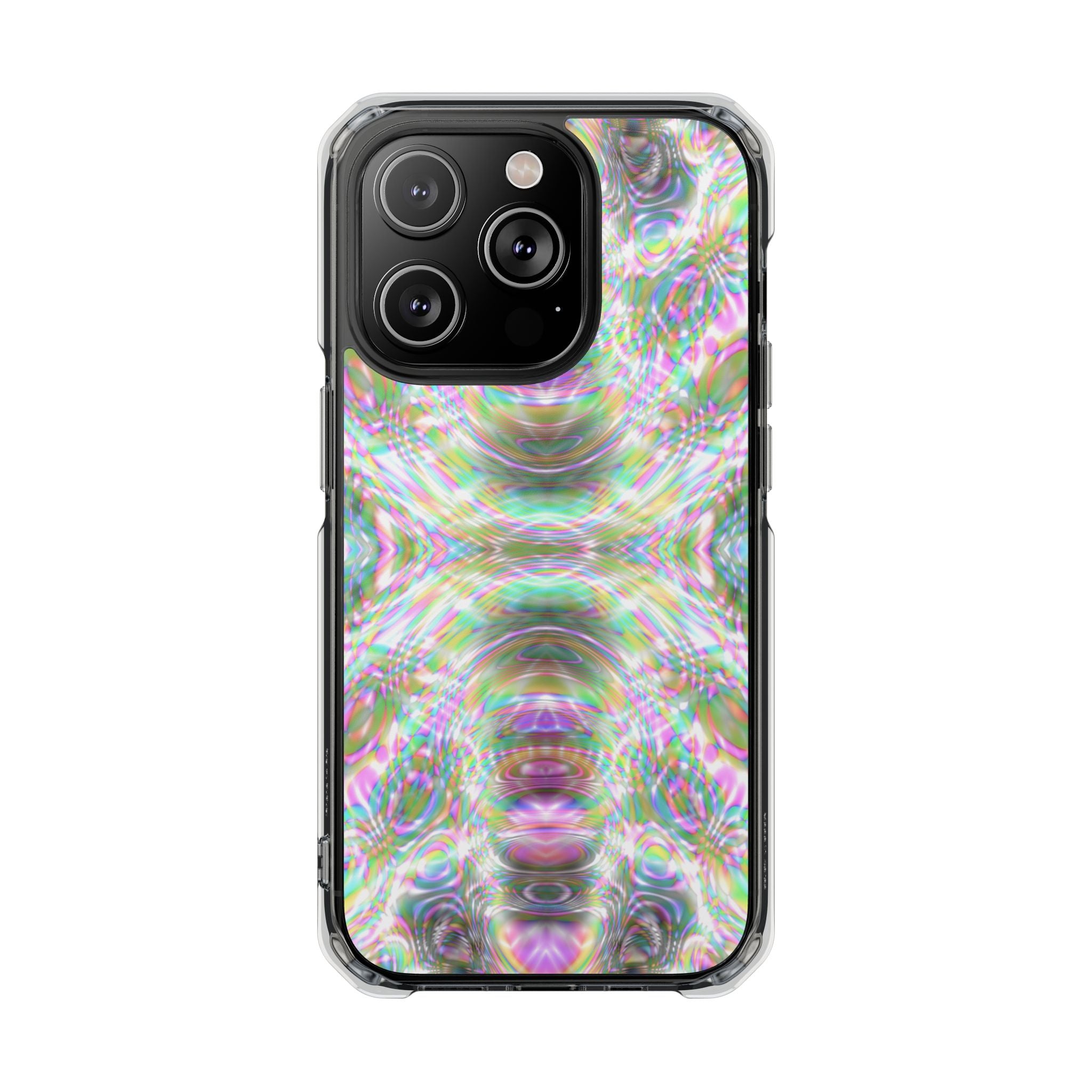 iPhone 14 Magnetic Clear Impact Case - DMT Scribe Tiles No.7