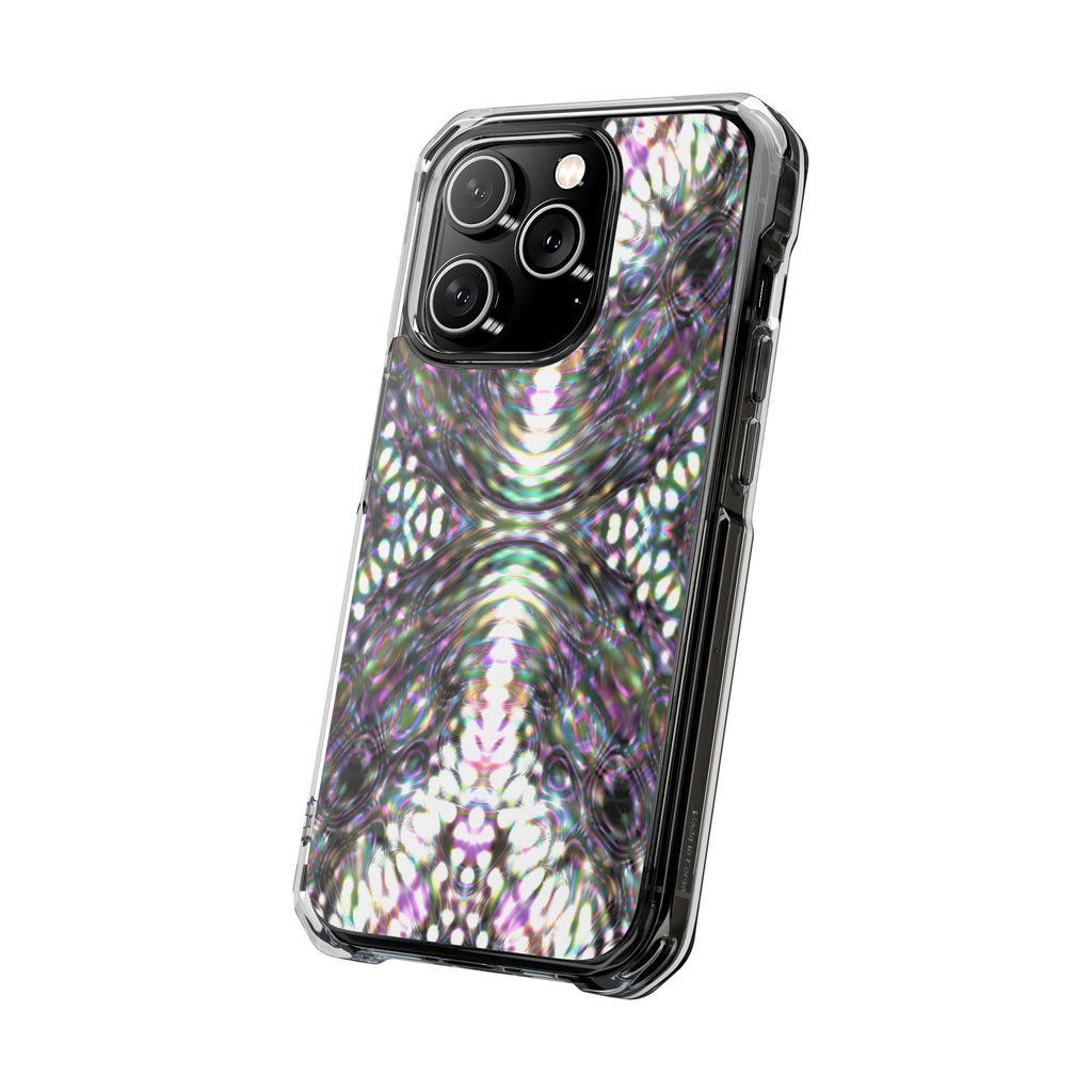 iPhone 14 Magnetic Clear Impact Case - DMT Scribe Tiles No.8