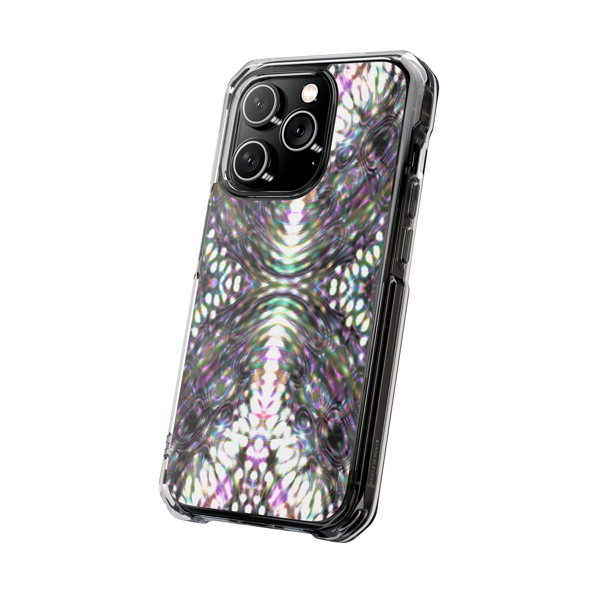 iPhone 14 Magnetic Clear Impact Case - DMT Scribe Tiles No.8