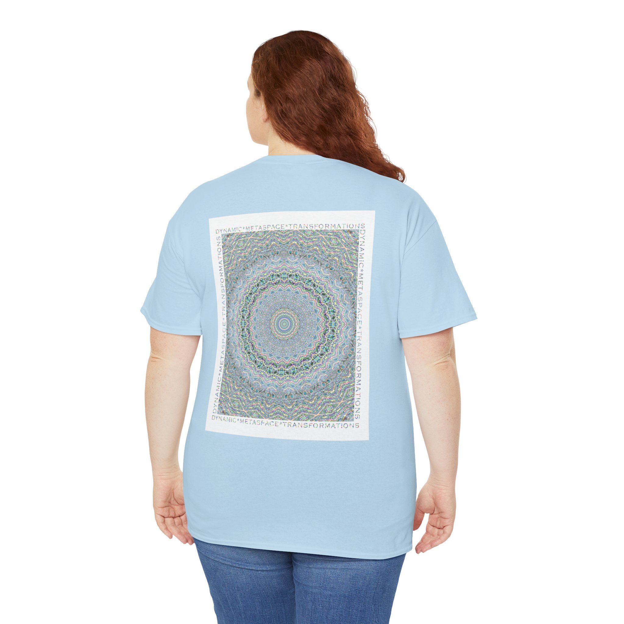 Unisex Heavy Cotton Tee (Back) - DMT Seer No.4