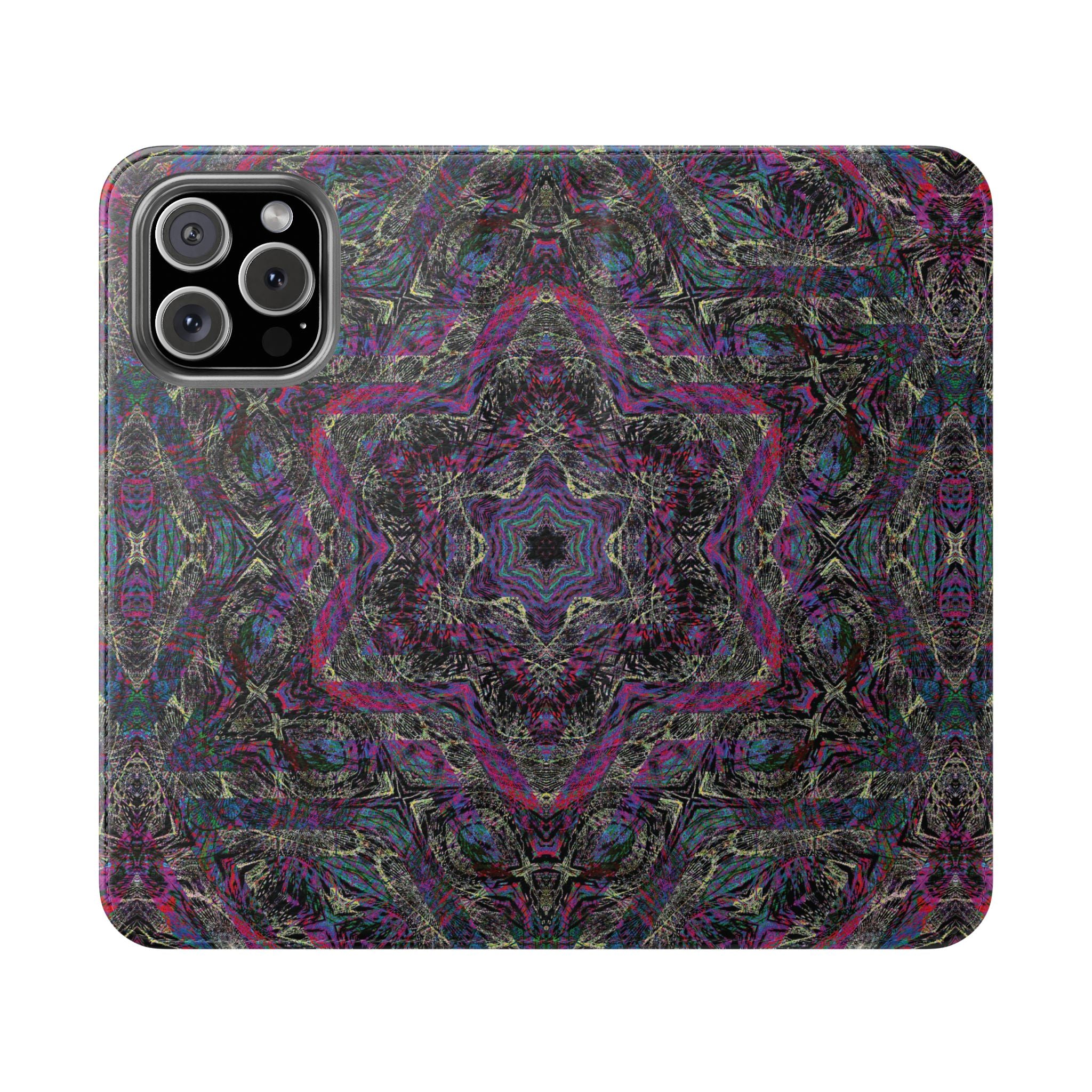 iPhone 16 Flip Case - P5 Kaleidoscopic No.33
