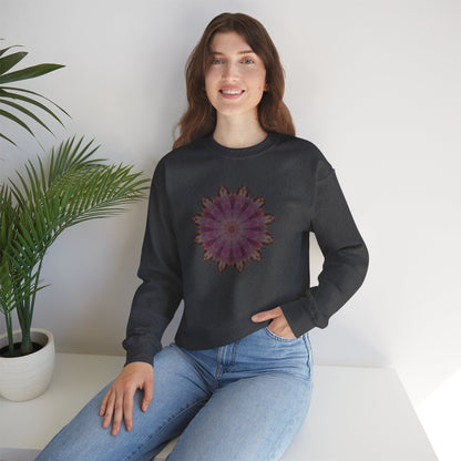 Unisex Heavy Blend™ Crewneck Sweatshirt - Love Light Mandalas No.6