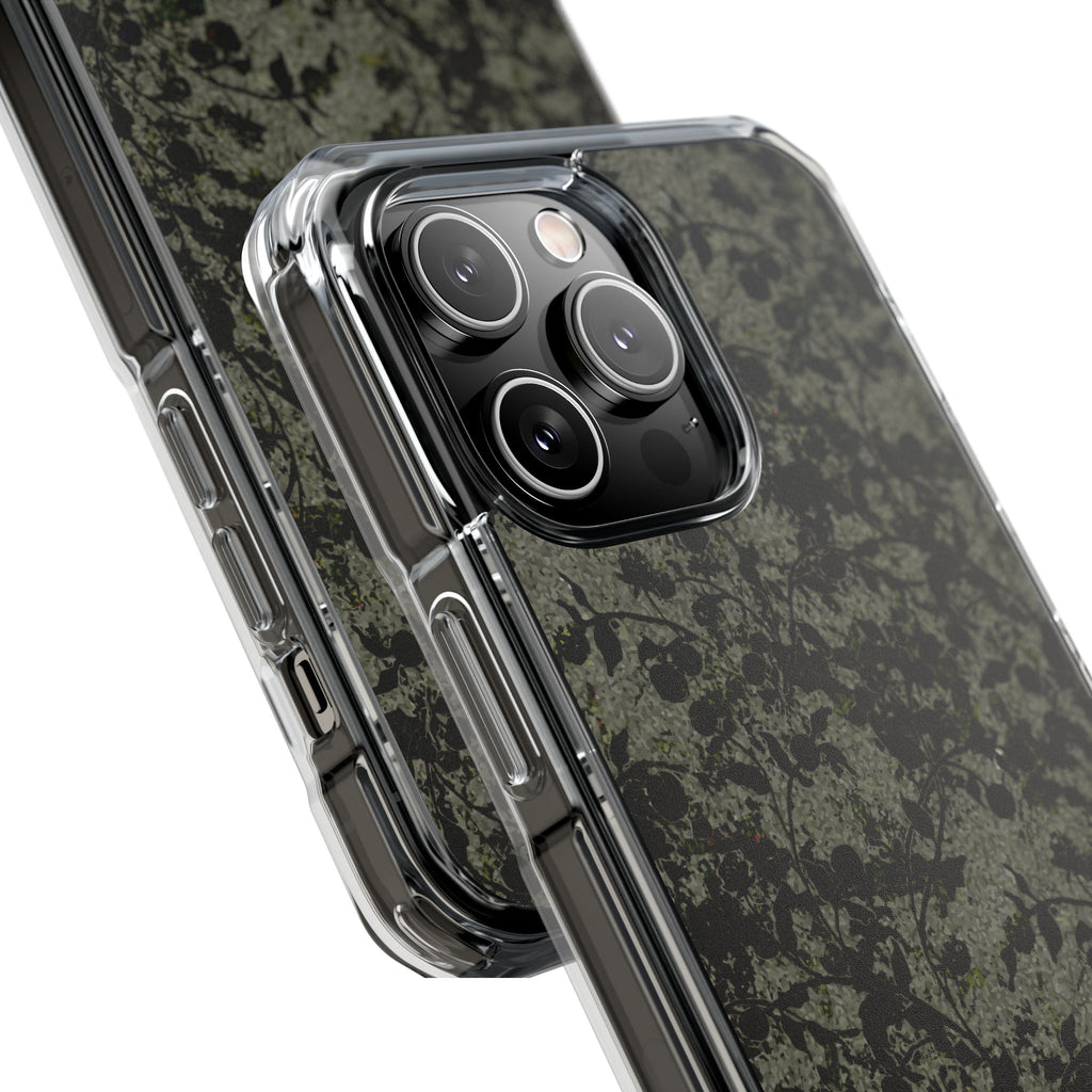 iPhone 14 Magnetic Clear Impact Case - Hidden Weave Series V3 No.25