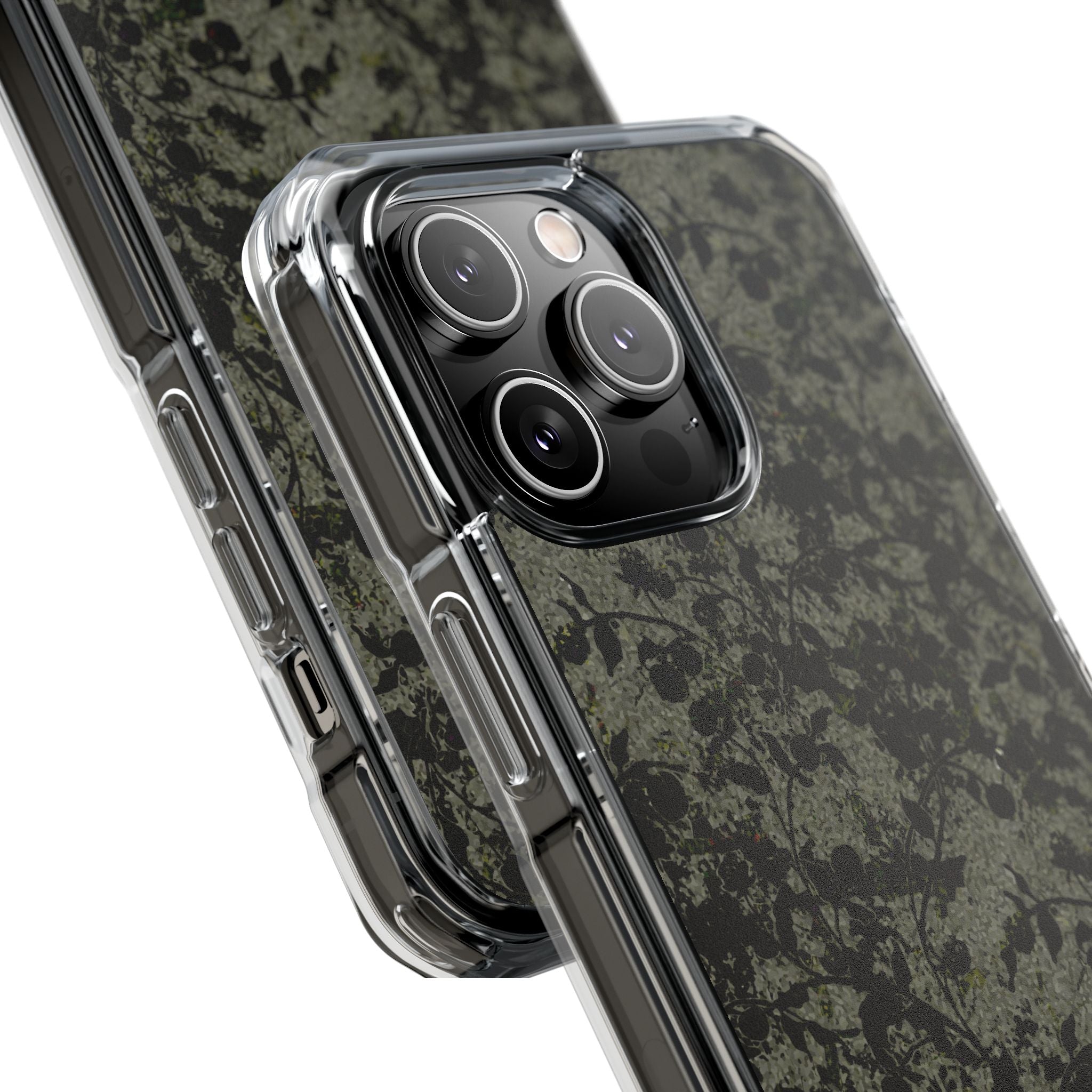 iPhone 14 Magnetic Clear Impact Case - Hidden Weave Series V3 No.25